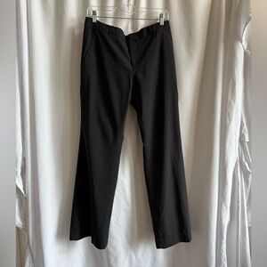 Banana Republic Black Logan Straight-Leg Pants